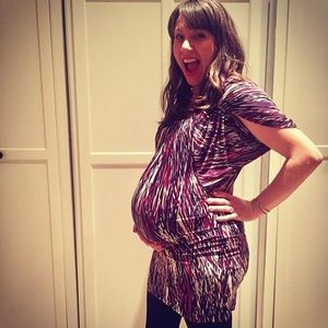 BCBG maternity party dress